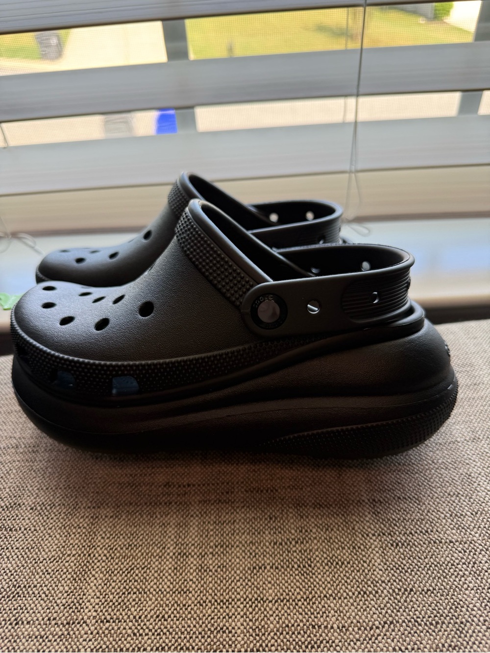 CROCS Kids Black Classic Clog Sandals